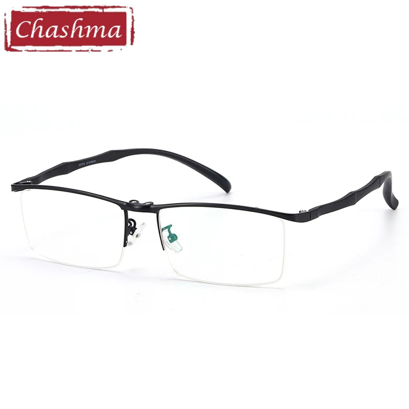 Stylish Men's Full Rim Square Alloy Eyeglasses with Clip-On Sunglasses - Model 9263 | Perfect for Outdoor Activities, Driving & Fashion Accessories