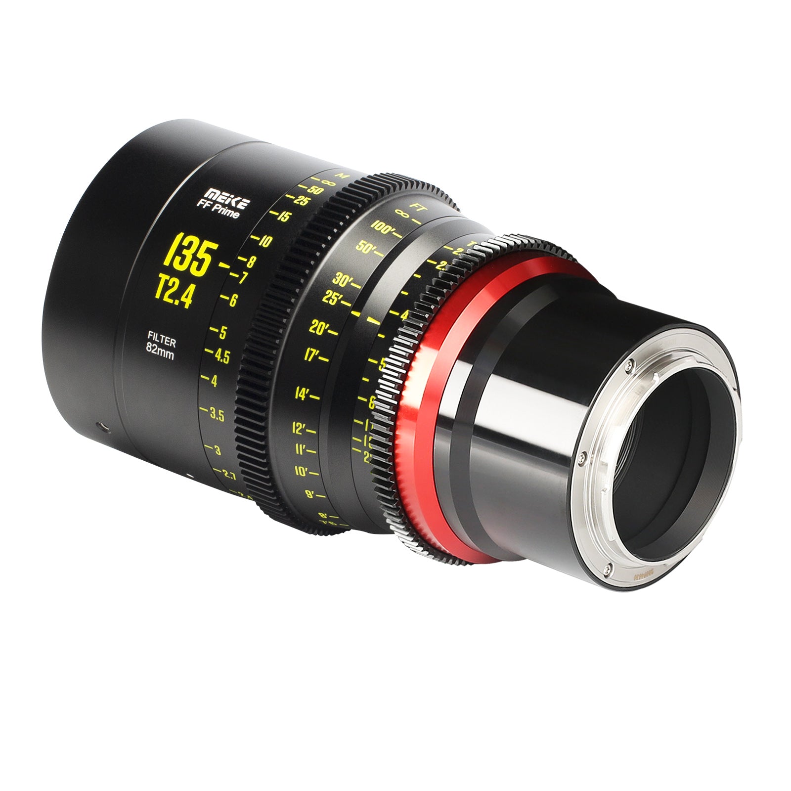 Meike Cinema Full Frame 135mm T2.4 Prime Lens for L Mount - Professional Cine Lens for Filmmaking, Portrait & Low Light Photography