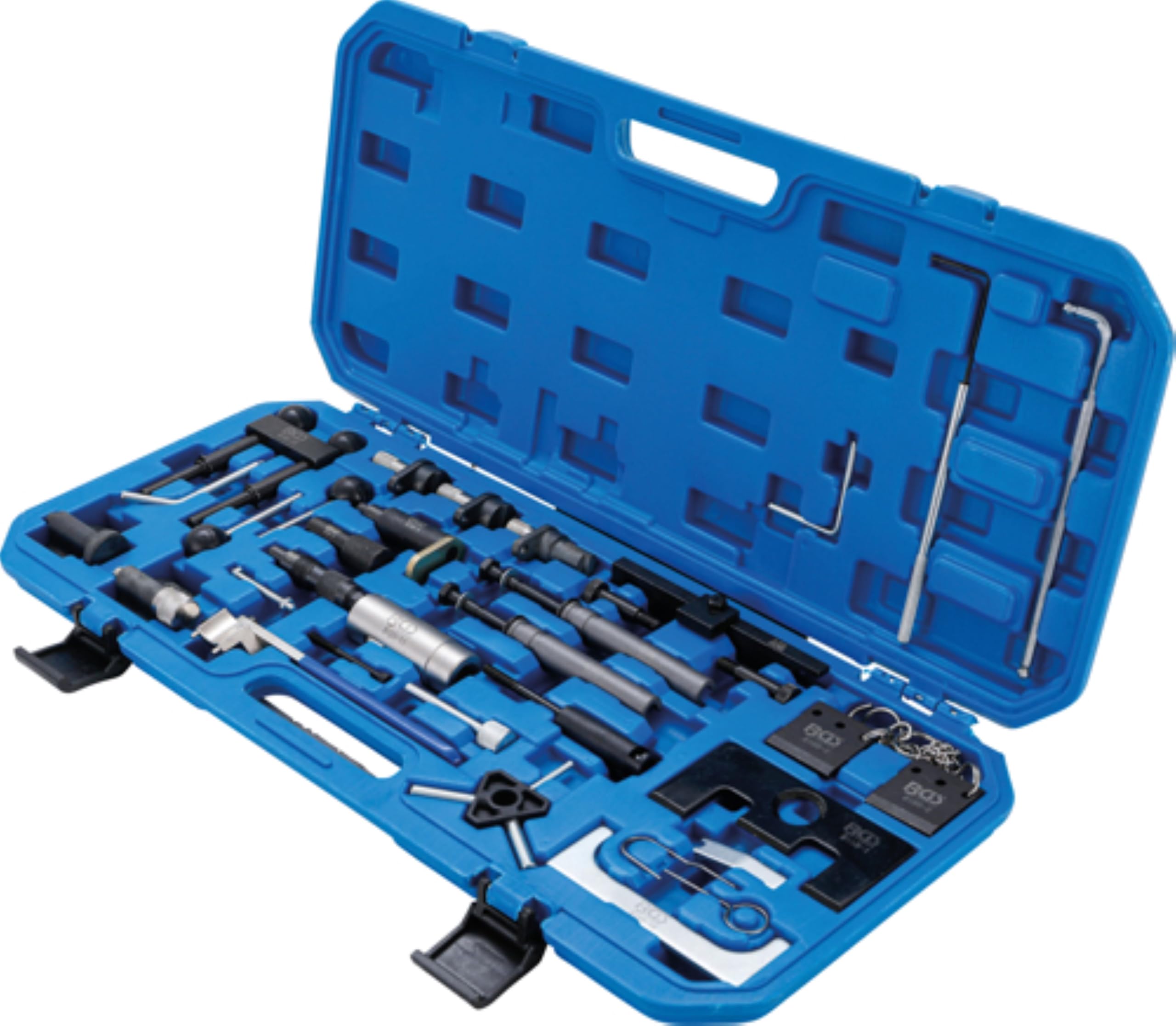 BGS 8155 Engine Timing Tool Kit for VW Audi VAG Vehicles - Professional Timing Belt Replacement Tool Set for DIY Mechanics & Auto Shops
