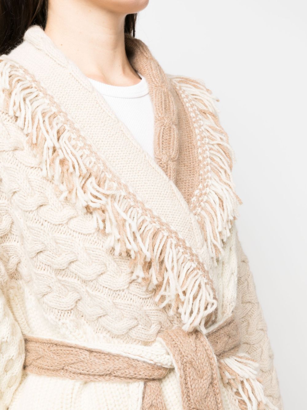 Alanui Beige Cashmere Sweater for Women - Cozy & Luxurious Knitwear for Fall & Winter | Perfect for Casual Outfits, Office Wear & Holiday Gatherings