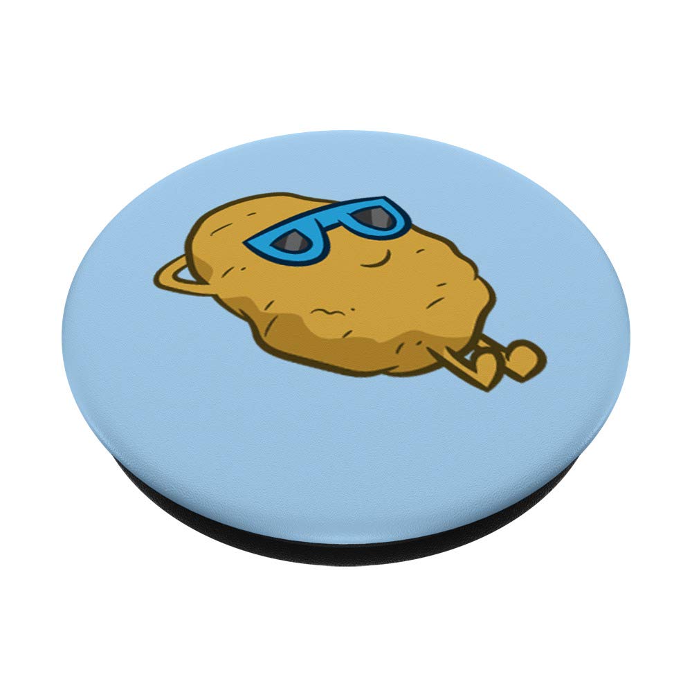 Funny Cute Potato with Sunglasses PopSockets Swappable PopGrip - Perfect for Phone Cases, Laptops & Daily Use