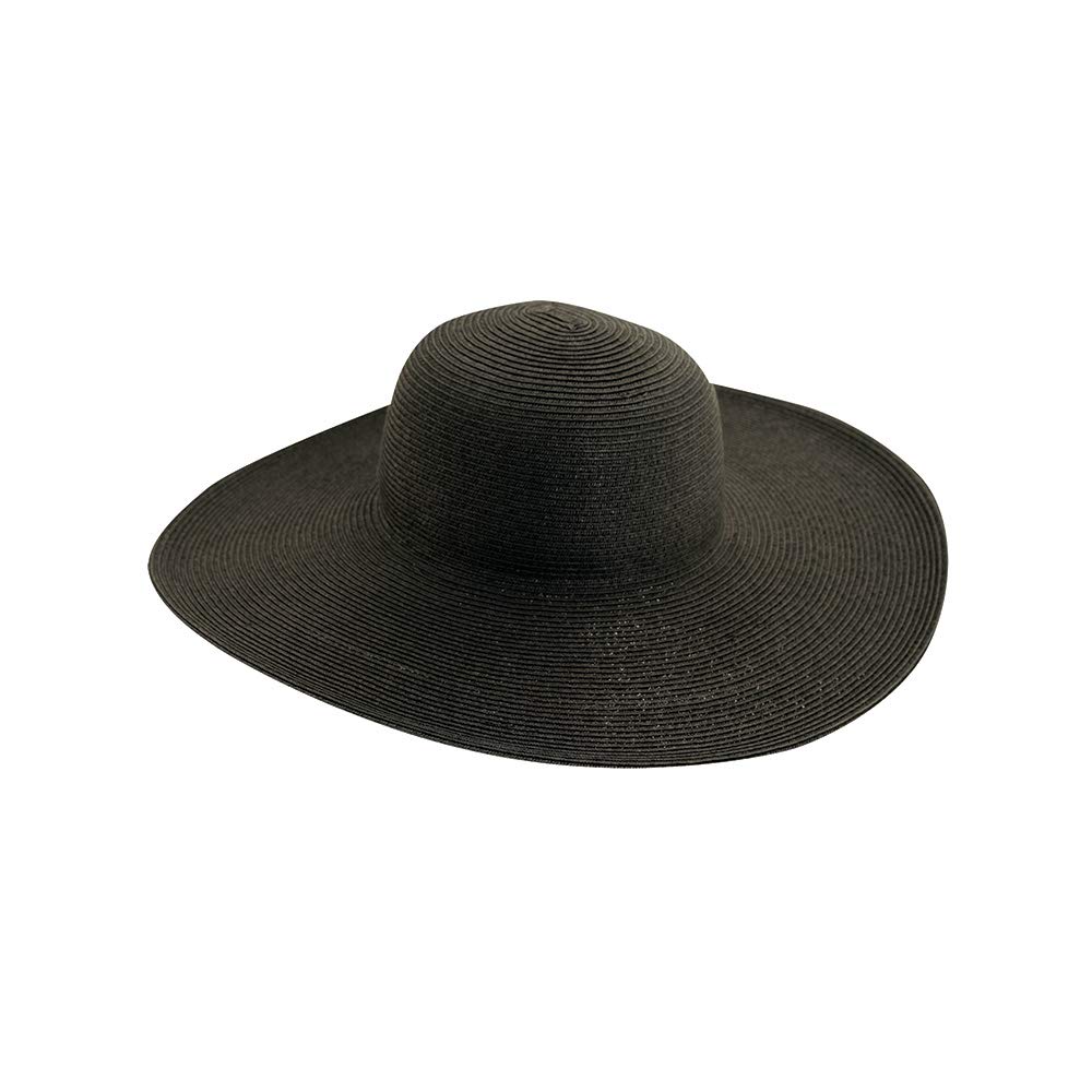 Scala Women's Big Brim Paper Braid Sun Hat - Stylish Wide Brim Straw Hat for Beach, Summer & Outdoor Activities