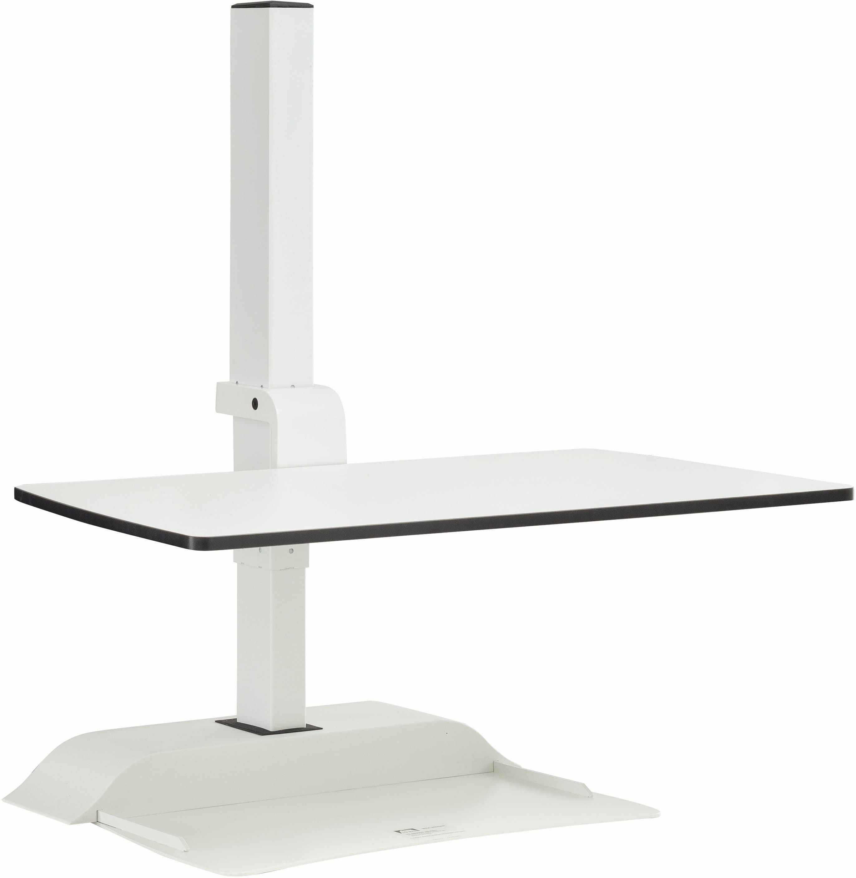 Safco 2191 Electric Height Adjustable Sit Stand Desk Converter - Ergonomic Home & Office Workspace Solution for Standing Desks