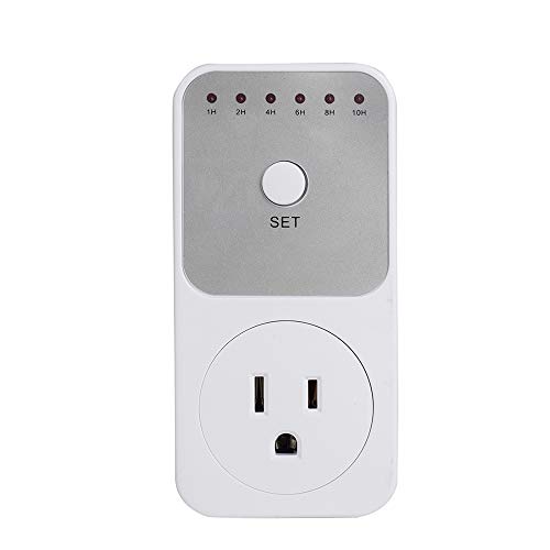 Fesjoy Smart Plug Timer - Countdown Outlet with Electrical Timer Switch for Home Automation | Perfect for Lamps, Appliances & Holiday Lights
