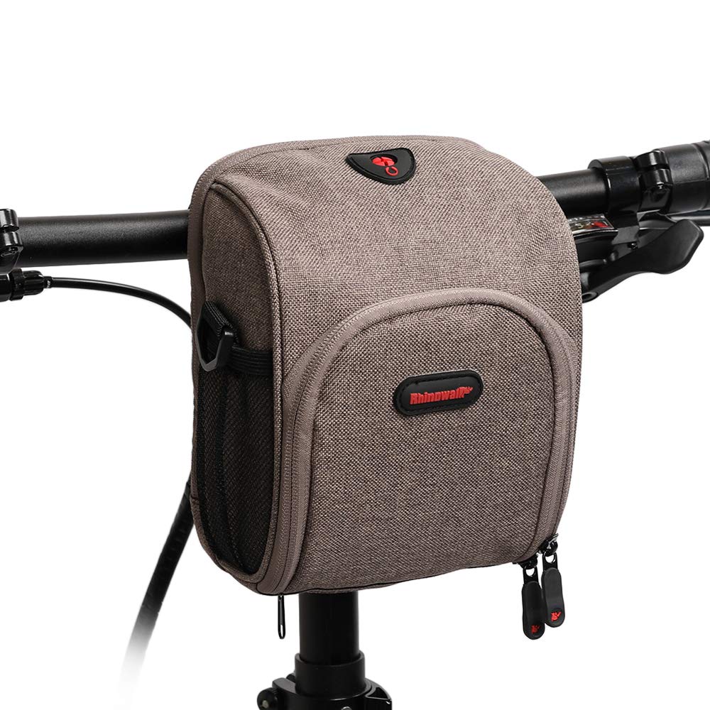 UPANBIKE Bike Handlebar Bag - Waterproof Mountain Bike Pouch with Shoulder Strap & Rain Cover - Multi-Functional Bicycle Storage for Commuting, Touring & Outdoor Adventures