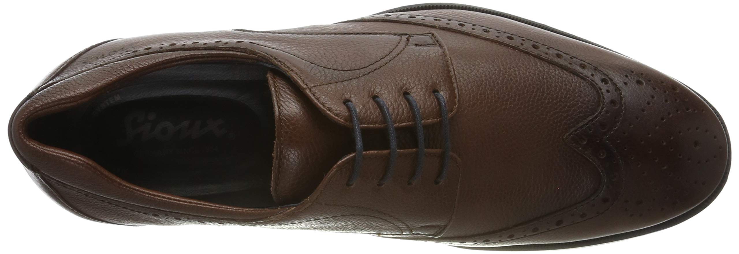 Sioux Men's Brogues - Classic Leather Dress Shoes for Business & Formal Occasions | Comfortable Oxford Shoes for Office, Weddings & Special Events