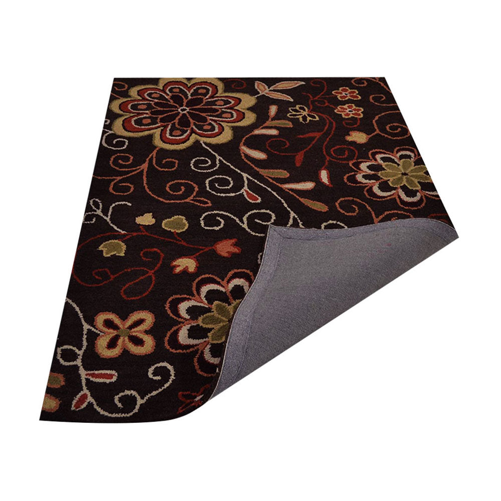 Hand Tufted Dogwood Floral Area Rug - Soft Non-Slip Living Room Bedroom Decor for Home & Office
