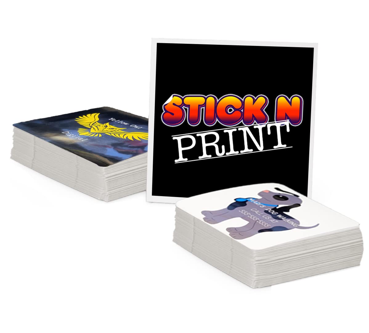 Custom Vinyl Stickers 50 Pack - Personalized Waterproof Decals for Kids & Adults - Small Business Logo Labels for Laptops, Cars, Walls, Windows, Skateboards - Durable 4