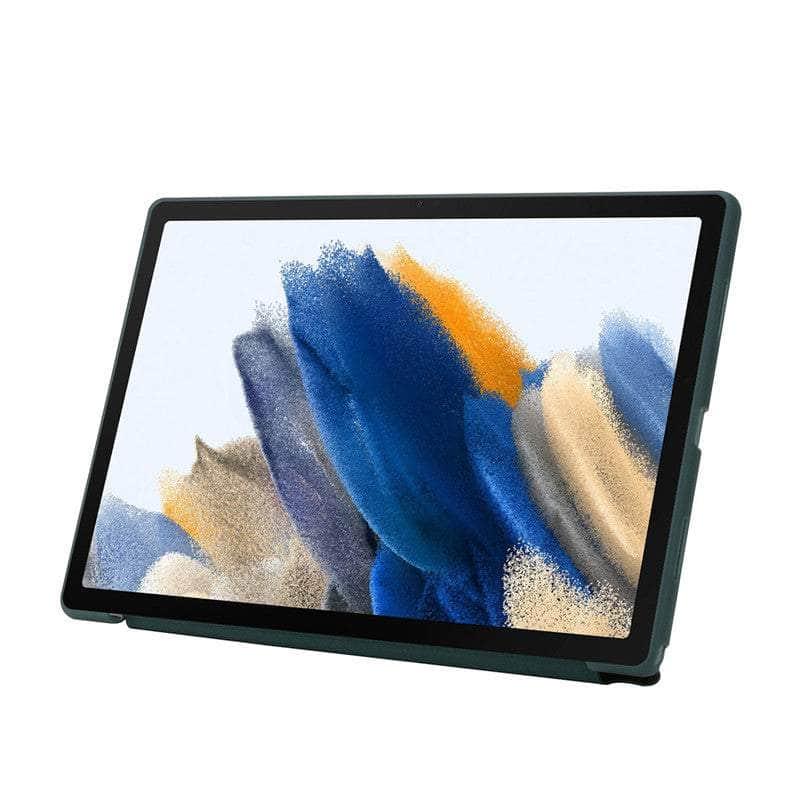 Samsung Galaxy Tab A8 10.5 Inch Tablet (2022 Model) with Multi-Angle Folding Stand Cover - Perfect for Work, Study, and Entertainment