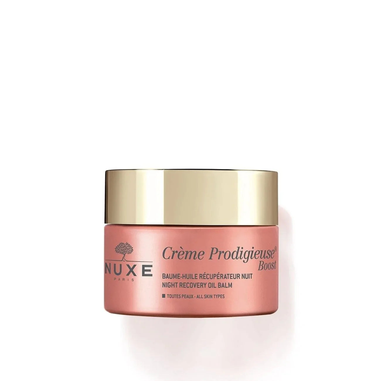 Nuxe Crème Prodigieuse Boost Night Recovery Oil Balm 50ml - Anti-Aging Night Cream for Dry Skin | Hydrating & Nourishing Face Moisturizer | Perfect for Overnight Skin Repair & Glow
