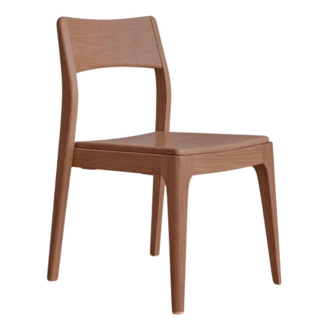 Solid Oak & Ash Wood Stacking Dining Chairs - Heavy Duty & Space-Saving for Restaurants, Events & Home Use