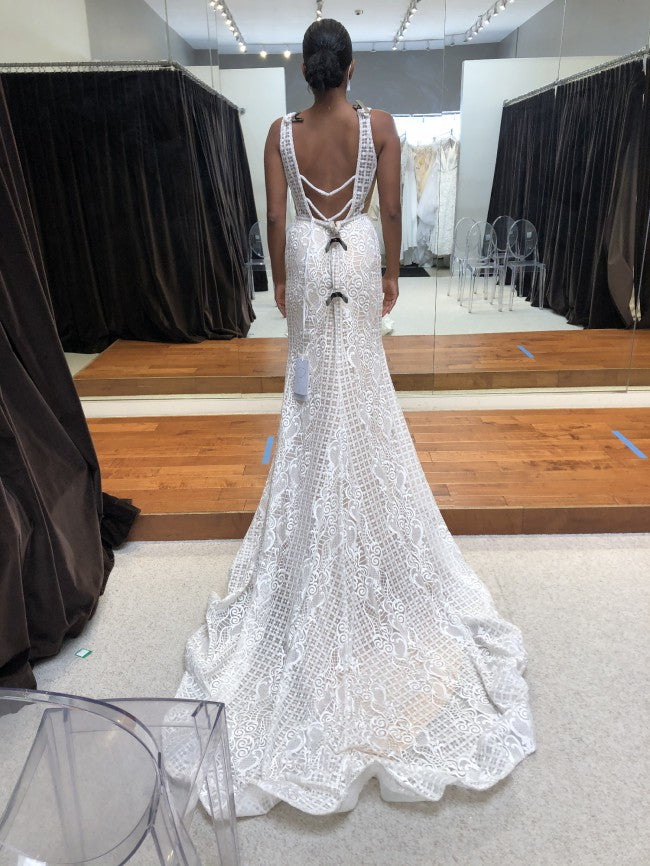 Calla Blanche Connie 18108 Sample Wedding Gown - Elegant A-Line Bridal Dress for Formal Weddings & Special Occasions