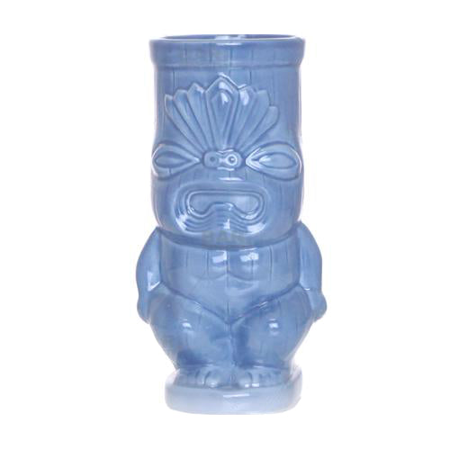 BarConic® 12 oz Tiki Glasses - Tropical Themed Cocktail Cups for Margaritas, Pina Coladas & Summer Drinks - Perfect for Luau Parties, Beach Bars & Backyard BBQs