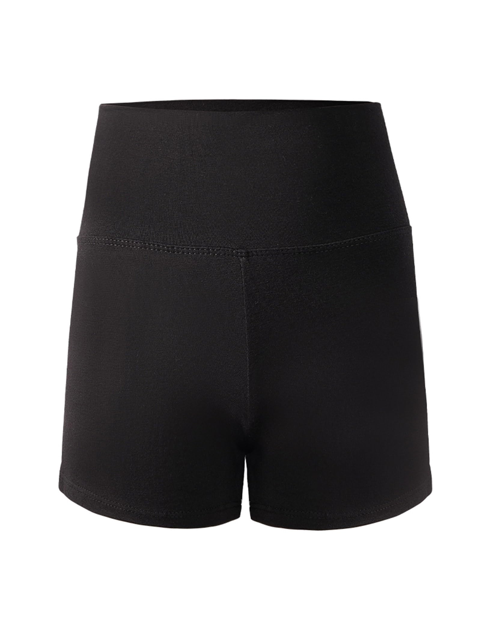 Daydance Cotton Black Dance Shorts for Ballet, Gymnastics, Yoga, and Performance (Toddler/Little/Big Girls/Kids) - Perfect for Dance Classes, Recitals, and Practice Sessions
