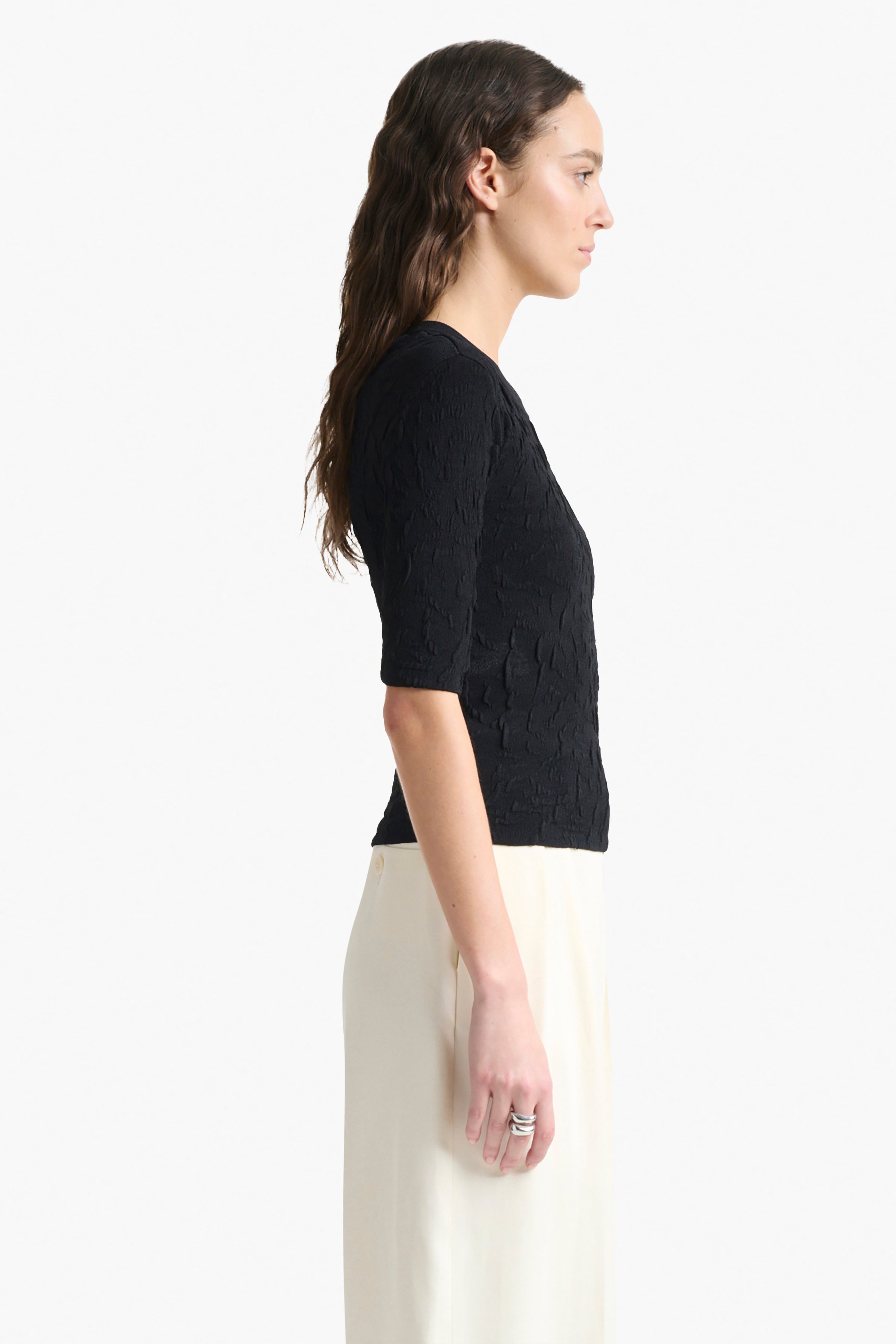 Greene Top Black Women's Fashion T-Shirt - Casual Wear for Everyday Outfits, Street Style & Layering