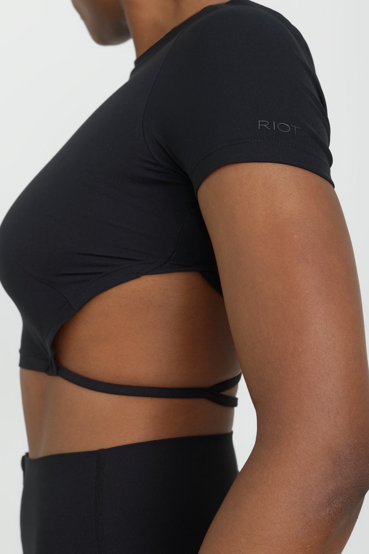Bklyn Crop Tee Black - Women's Short Sleeve Casual T-Shirt for Summer Outfits, Streetwear & Everyday Wear