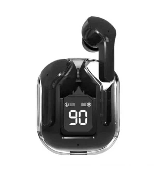 UltraPods Max True Wireless Earbuds - Bluetooth 5.0 Headphones with 30H Playtime, IPX7 Waterproof, Noise Cancelling for Running, Gym, Workout & Travel
