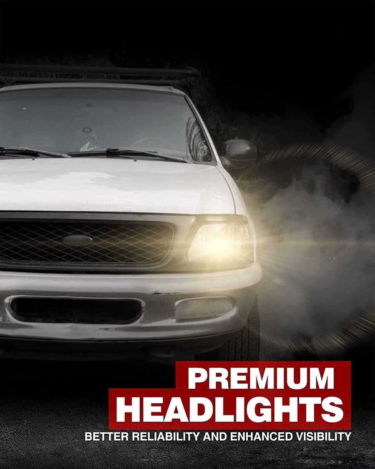 Torchbeam Headlight Assembly Replacement for Ford Focus 2012-2014 - Chrome Housing with Amber Reflector & Clear Lens (Driver & Passenger Side) | Perfect for Night Driving & Vehicle Restoration
