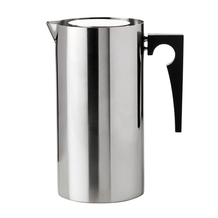 STELTON ARNE JACOBSEN Cylinda Line Stainless Steel French Press Coffee Maker 1.5L - Premium Coffee Brewing for Home, Office & Gifts