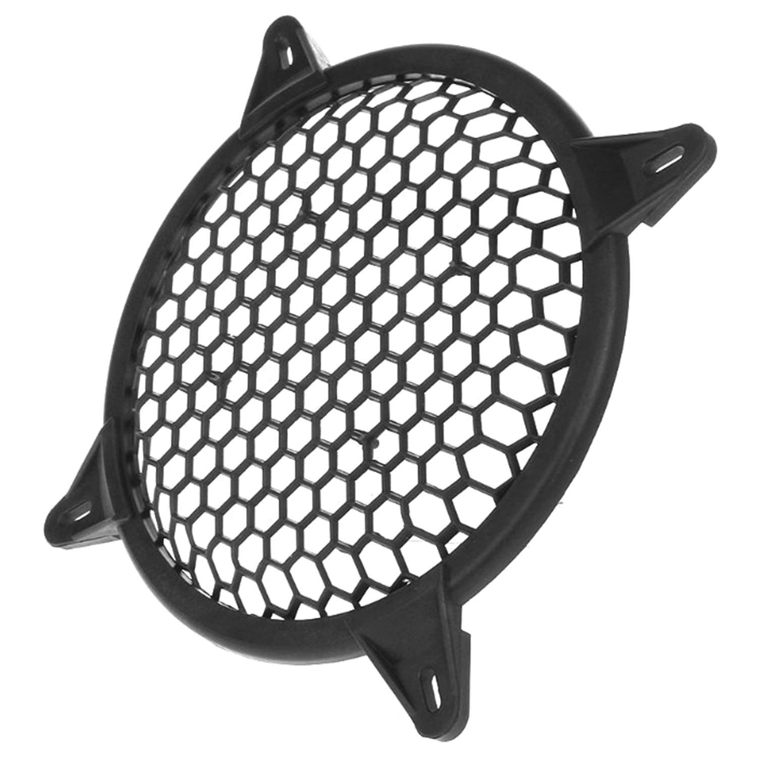 DGZZI 10-Inch Black Subwoofer Speaker Waffle Grill Guard Cover - Car & Home Audio Protection (256mm) - Perfect for Bass Speakers, Sound Systems, and Vehicle Audio Upgrades