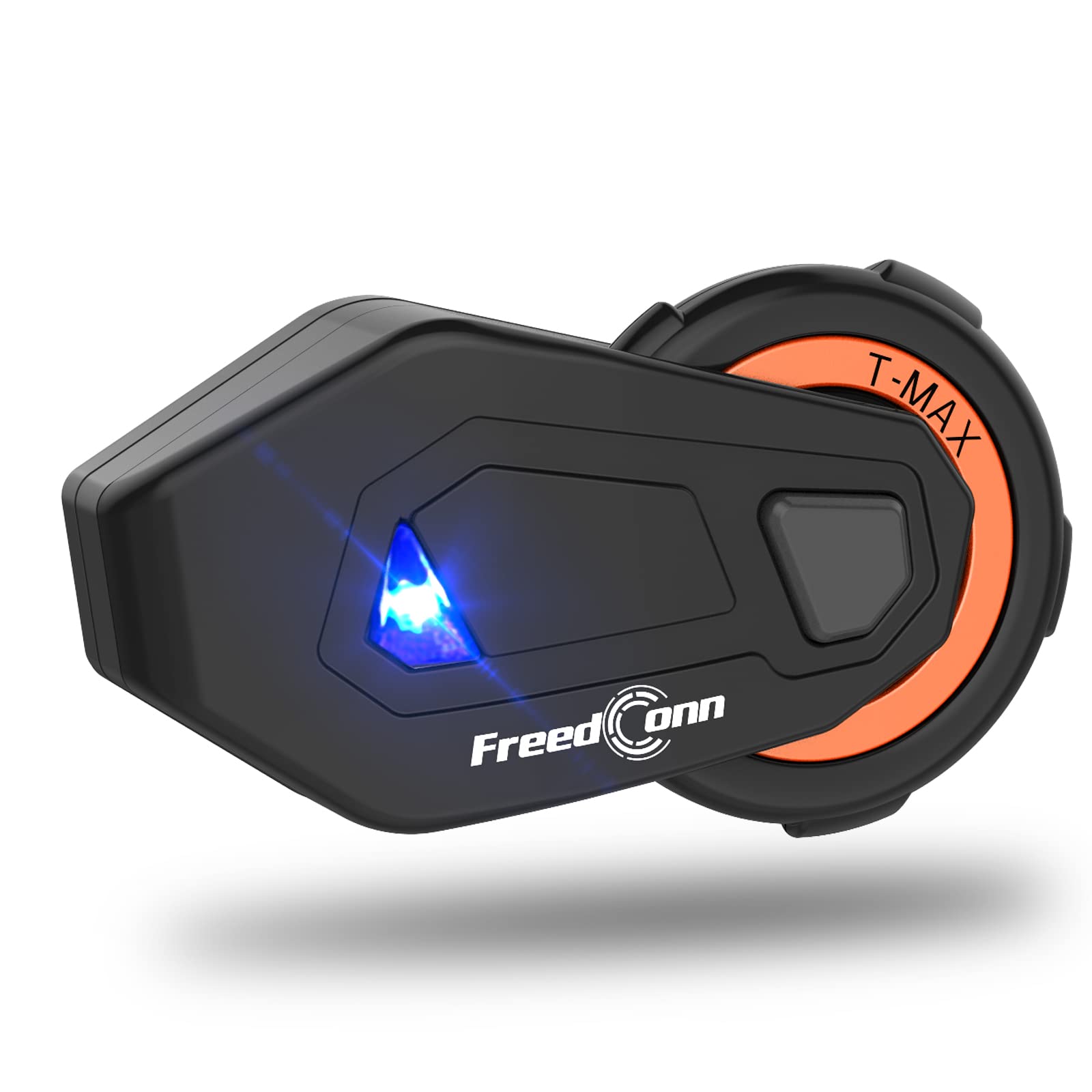 FreedConn T-MAX Motorcycle Bluetooth Headset - 6 Rider Group Intercom, 1000M Range, Waterproof Helmet Communication System for Motorcycles, ATVs, Snowmobiles - Perfect for Group Rides, Touring & Adventure Trips (1 Pack)