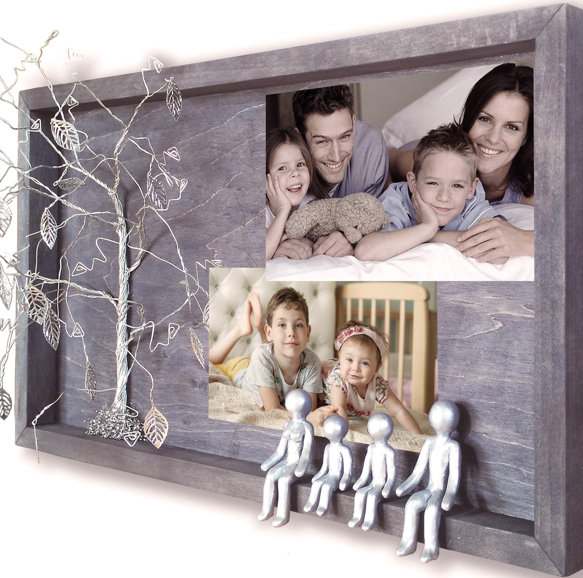 Personalized Silver Steel Anniversary Gifts for Women & Men - 6th, 10th, 11th, 25th, 40th, 60th, 80th Wedding Year - Customized Gift for Wife, Husband & In-Laws | Perfect for Milestone Celebrations & Romantic Surprises