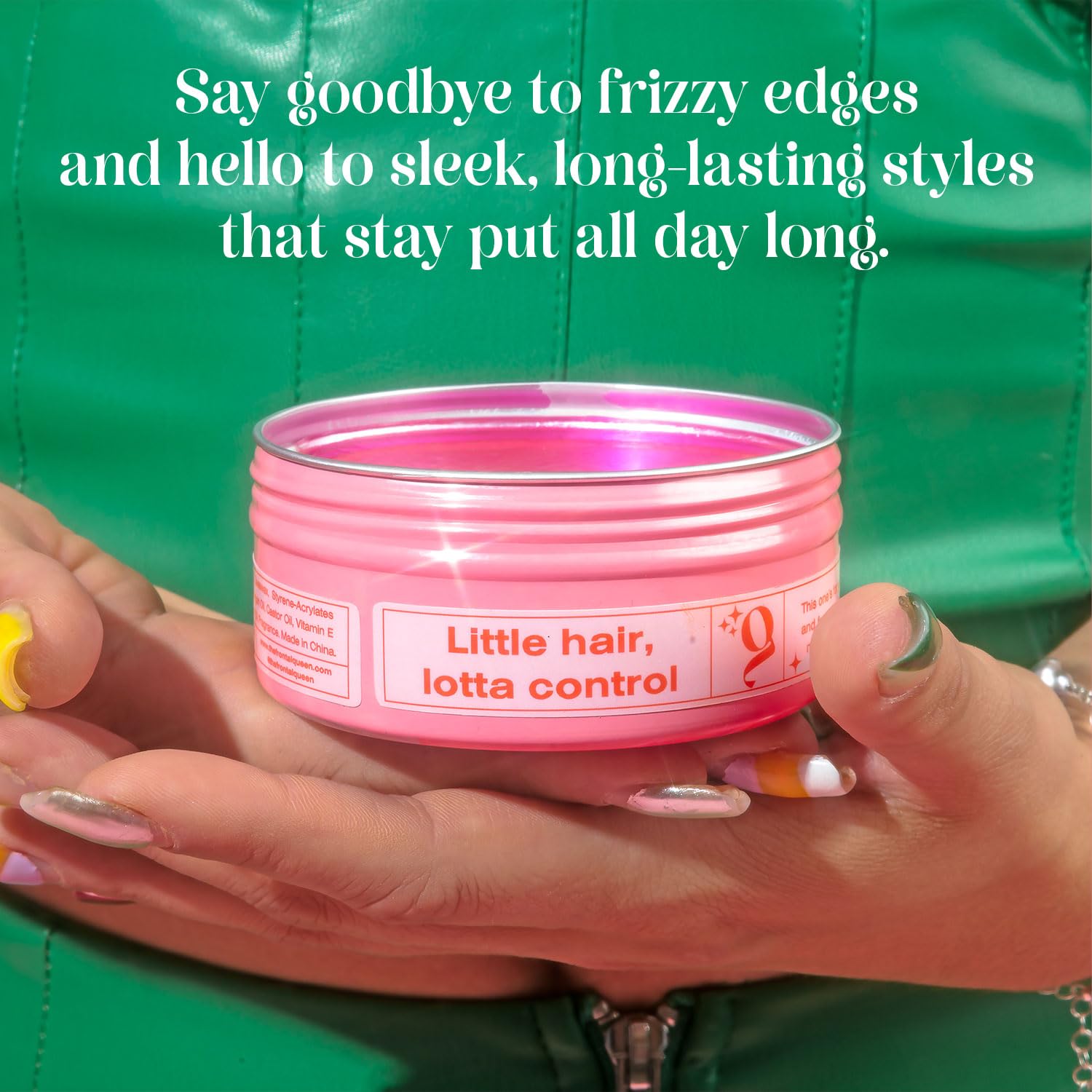 Baby Hair Control & Styling Gel for Women - Edge Control Hair Products for Baby & Women's Hair - 3.5 Oz - Perfect for Daily Styling, Special Occasions & Professional Salon Looks