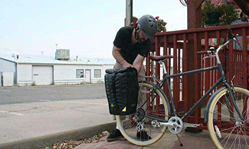 Green Guru Pannier & Backpack High Roller - Waterproof Bike Commuter Bag with Laptop Sleeve | Durable Cycling Backpack for Commuting, Hiking & Urban Travel | Perfect for Work, School & Outdoor Adventures