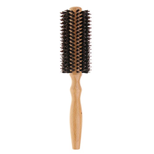 Harayaa Anti-Static Hair Brush - 14 Row Detangling Comb for Smooth & Shiny Hair - Perfect for Daily Styling, Salon Use & Travel - Brown