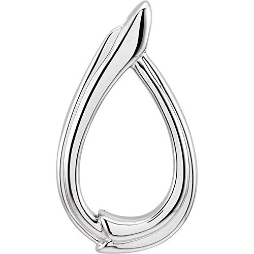 Handmade Sterling Silver Freeform Pendant Necklace - Unique Bohemian Jewelry for Women | Perfect for Casual Wear, Layering & Gift Giving