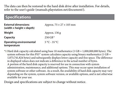 Bipra 500GB HDD Hard Drive Kit with Mounting Bracket for PS3 Super Slim - Compatible Replacement Internal Storage Upgrade - Gaming Console Accessories for Enhanced Performance (1 Year Warranty) | Perfect for Game Storage, System Backups & Expanding PS3 Memory