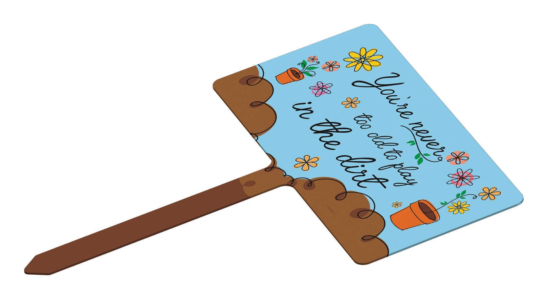 Master Gardener Gifts - 'You're Never Too Old to Play in The Dirt' Yard Sign - 1-Pack Rectangle Garden Decor for Outdoor & Indoor Use - Perfect for Backyards, Patios, and Gardening Enthusiasts