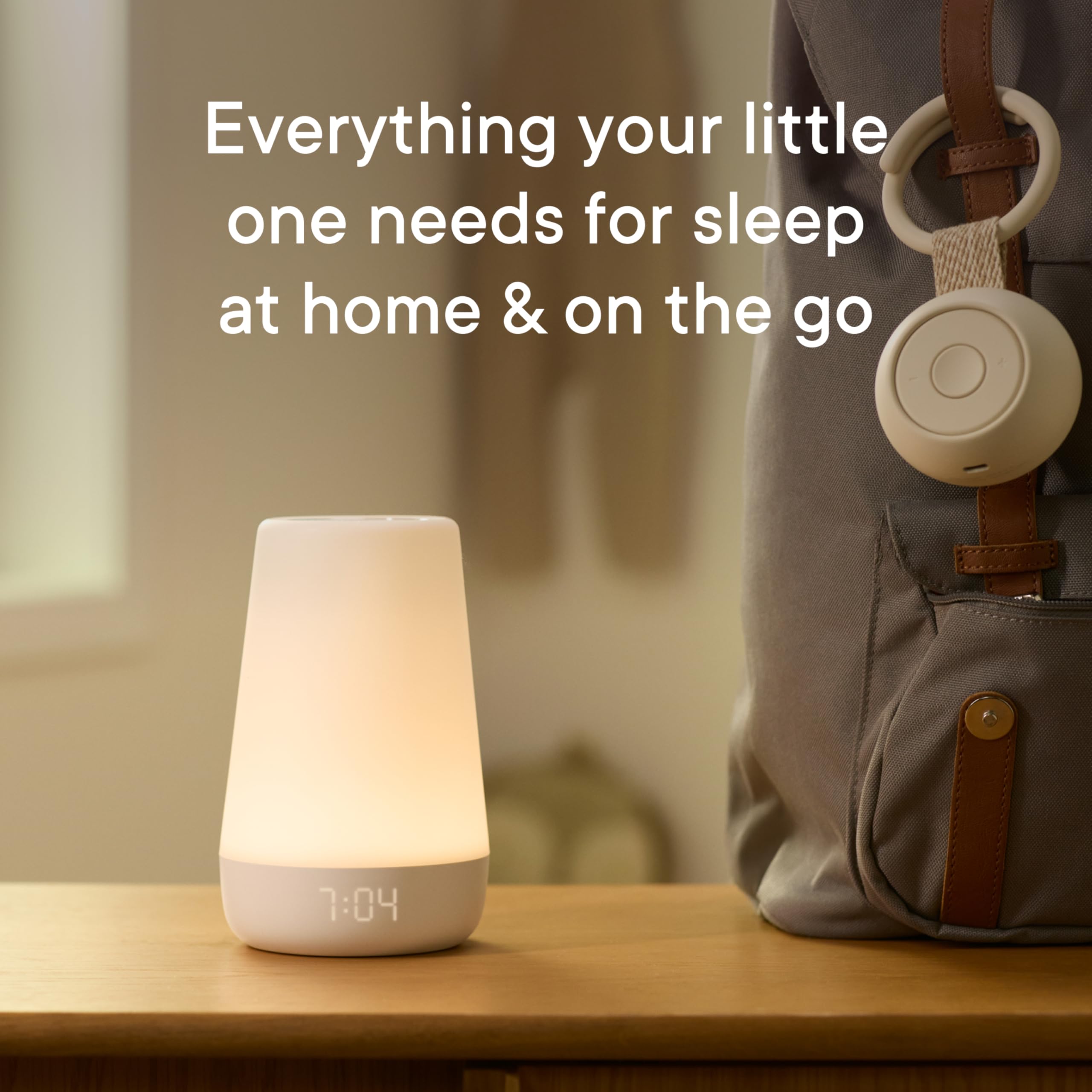 Hatch Rest+ 2nd Gen Baby Sleep Sound Machine Bundle with Portable Rest Go | White Noise, Night Light & Timer for Nursery, Travel & Baby Registry | Perfect for Bedtime, Naps & On-the-Go (Putty)