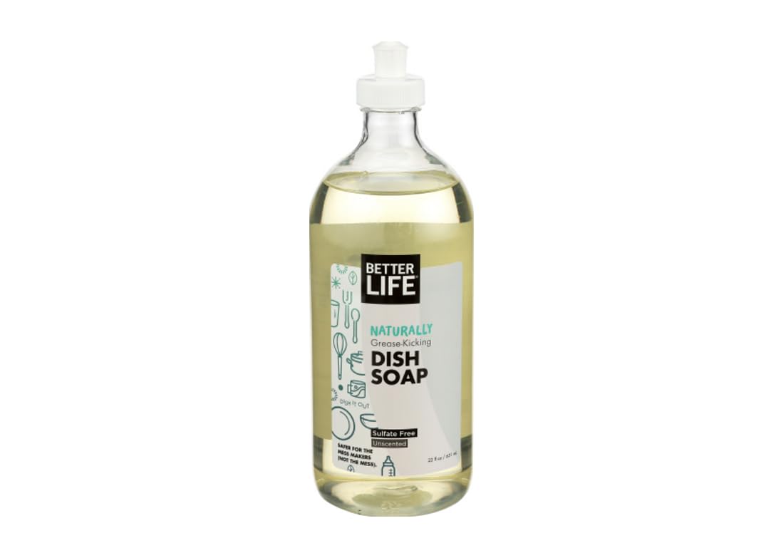 Eco-Friendly Unscented Dish Soap - Gentle on Hands, Tough on Grease | Ideal for Sensitive Skin & Everyday Dishwashing