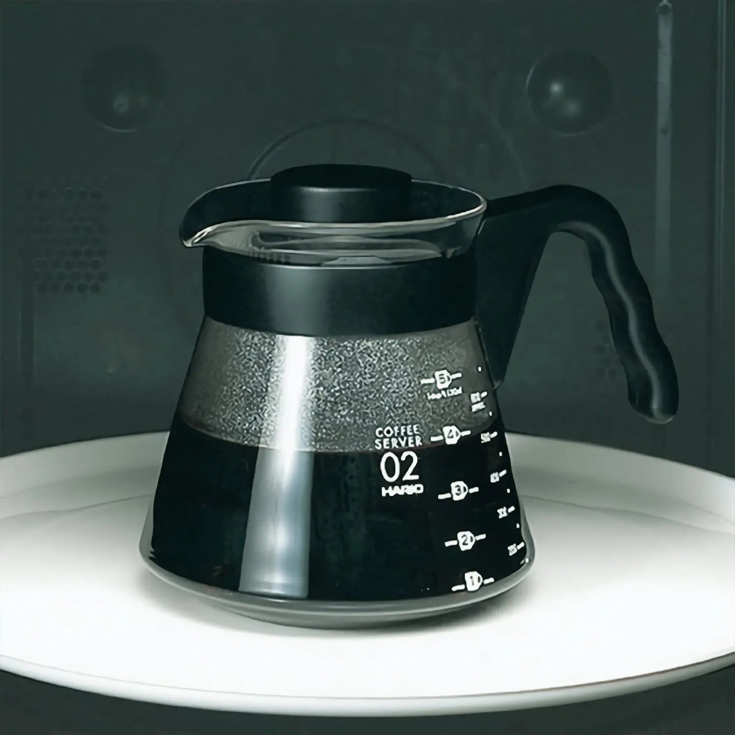 Hario V60 Heat Resistant Glass Coffee Server with Wide Spout - Perfect for Pour Over Coffee Brewing at Home or Cafe