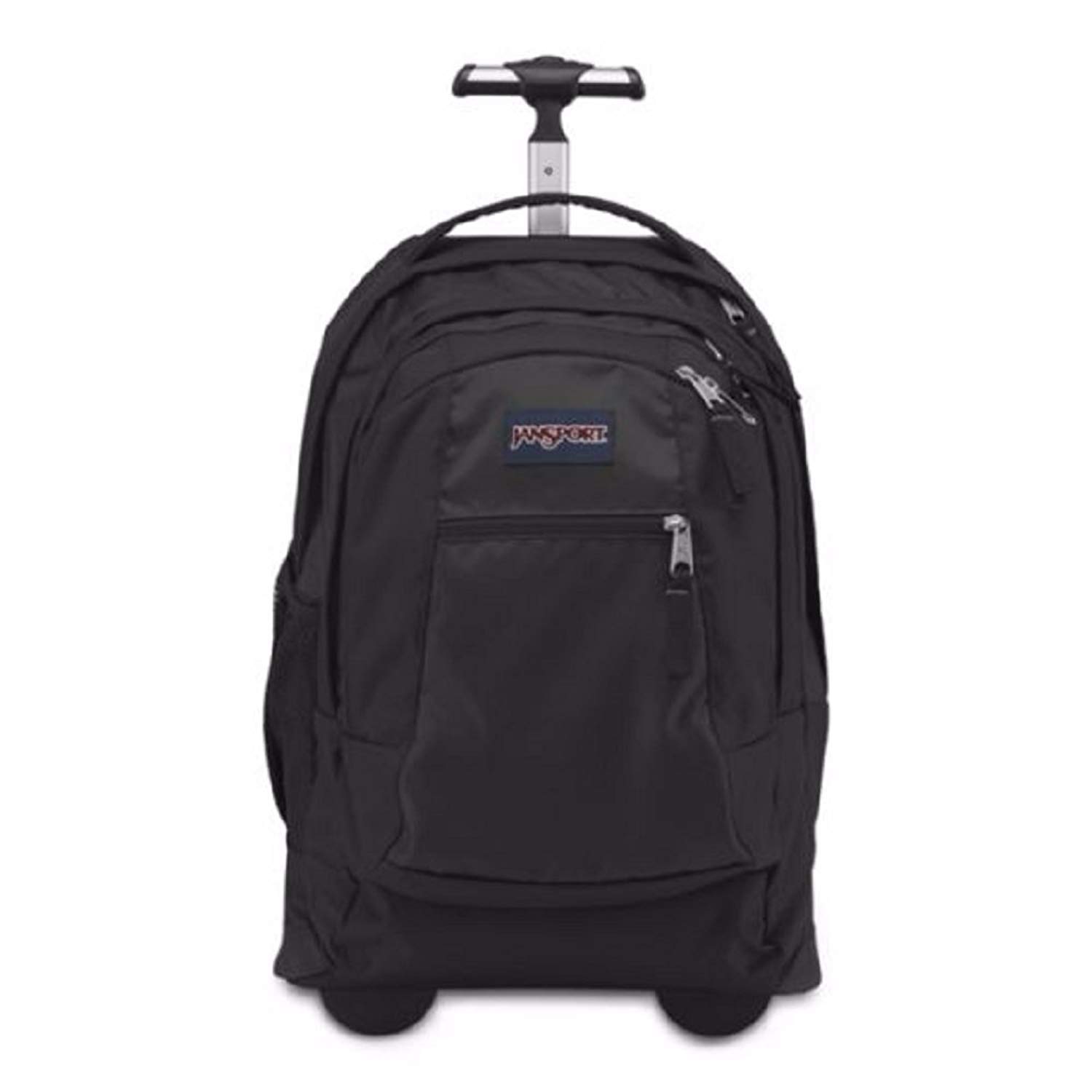 JanSport Driver 8 Core Series Wheeled Backpack - Original Black | Durable Rolling Backpack for Travel, School & Commuting | Water-Resistant & Spacious Design for Students & Professionals