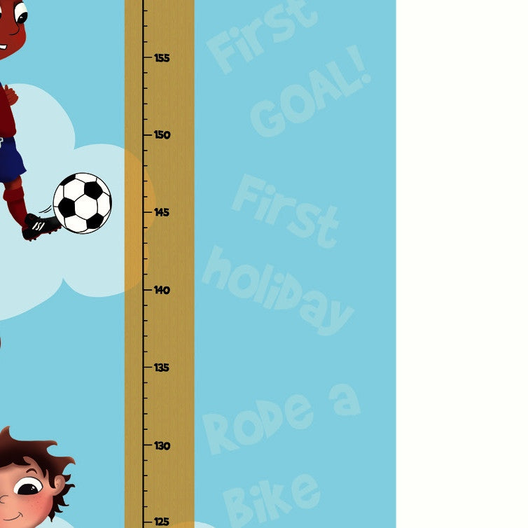 Baby Growth Chart - Height & Milestones Tracker for Kids | Perfect for Nursery, Pediatrician Visits & Family Memory Keeping