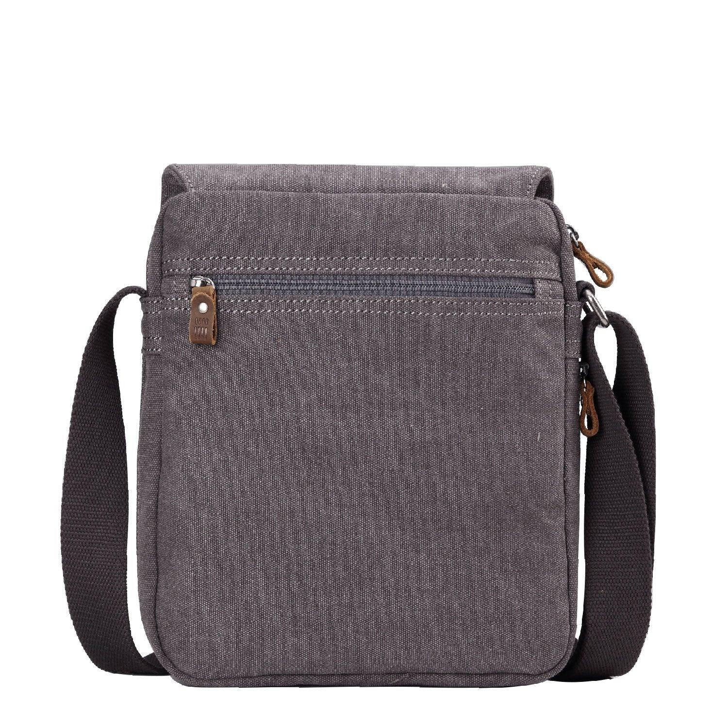 TRP0242 Troop London Classic Canvas Crossbody Bag - Stylish & Durable for Travel, Work & Everyday Use