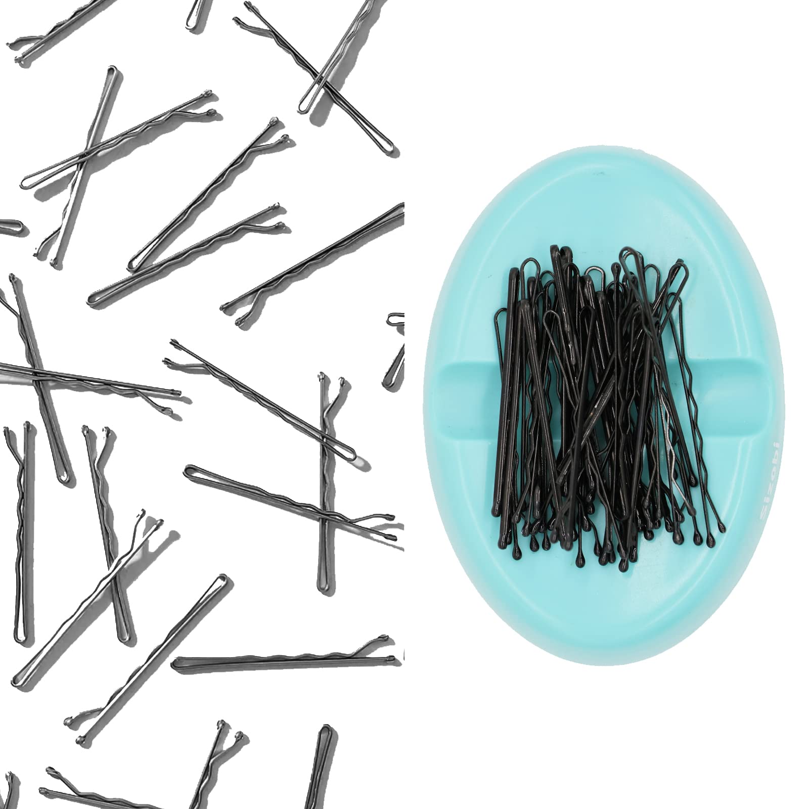 Sizobi Magnetic Bobby Pin Holder & Sewing Pincushion - Strong Magnetic Needle & Pin Organizer for Sewing, Crafting, Office - Perfect for Bobby Pins, Paper Clips, Needles (No Pins Included) | Ideal for Sewing Rooms, Craft Stations & Office Desks