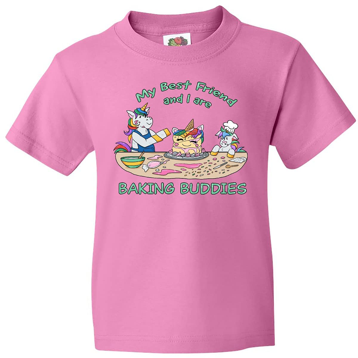 My Best Friend and I are Baking Buddies Youth T-Shirt - Fun Cooking & Baking Activity Apparel for Kids