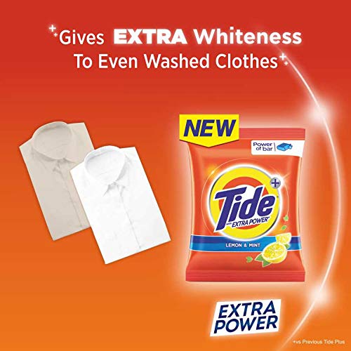 Tide Plus Extra Power Laundry Detergent Powder - 7kg Lemon Mint Scent with 3kg Free Bonus | Heavy-Duty Stain Removal for Clothes, Sheets & Towels | Ideal for Family Laundry & Large Loads