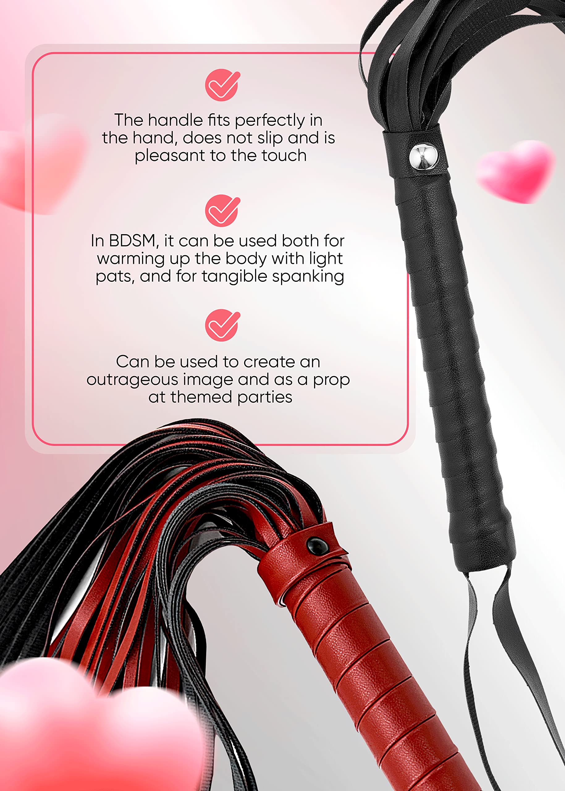Premium BDSM Whips & Floggers for Spanking - 20