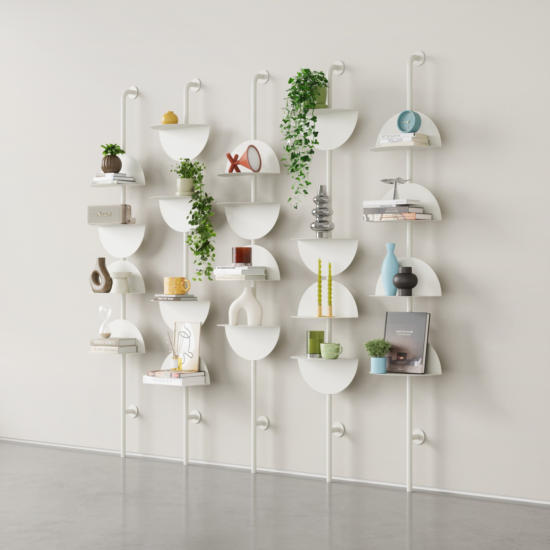 Adjustable Standing Shelf - Sturdy & Space-Saving Storage Organizer for Home Office, Kitchen, or Bathroom | Perfect for Books, Plants & Decor Items