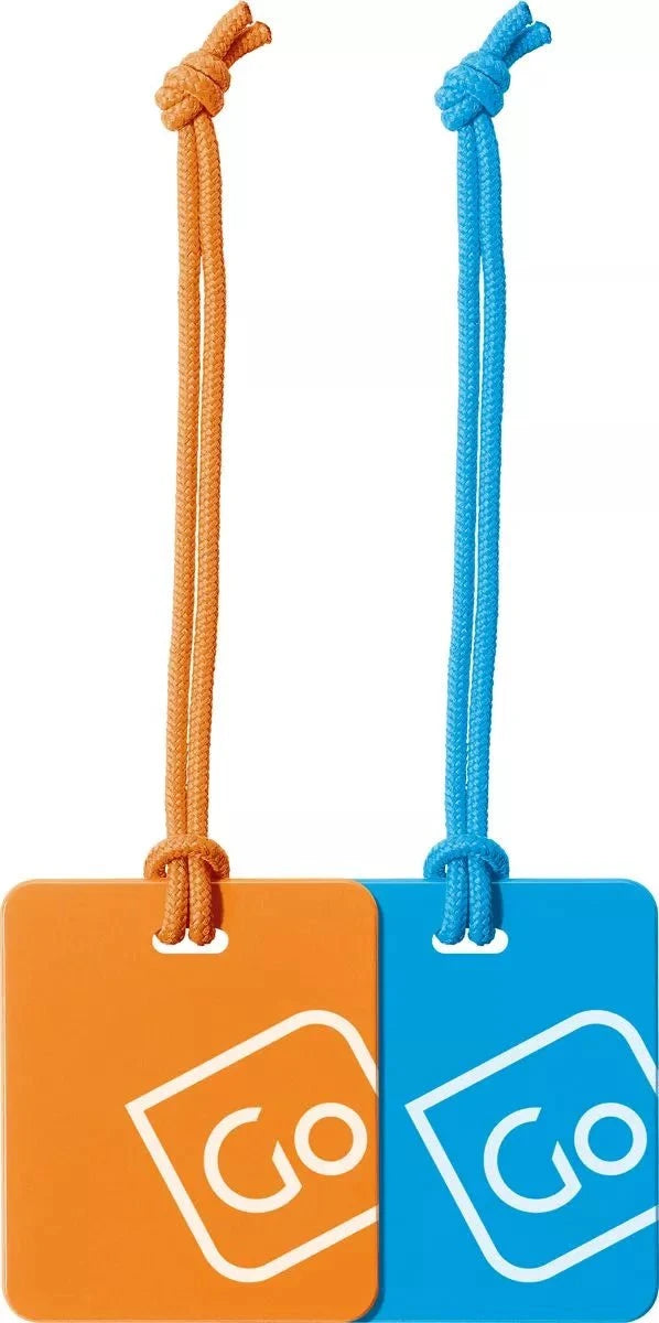 Durable Travel Luggage Tags Twin Pack - Personalized ID Tags for Suitcases, Bags & Backpacks - Perfect for Airports, Cruises & Business Trips