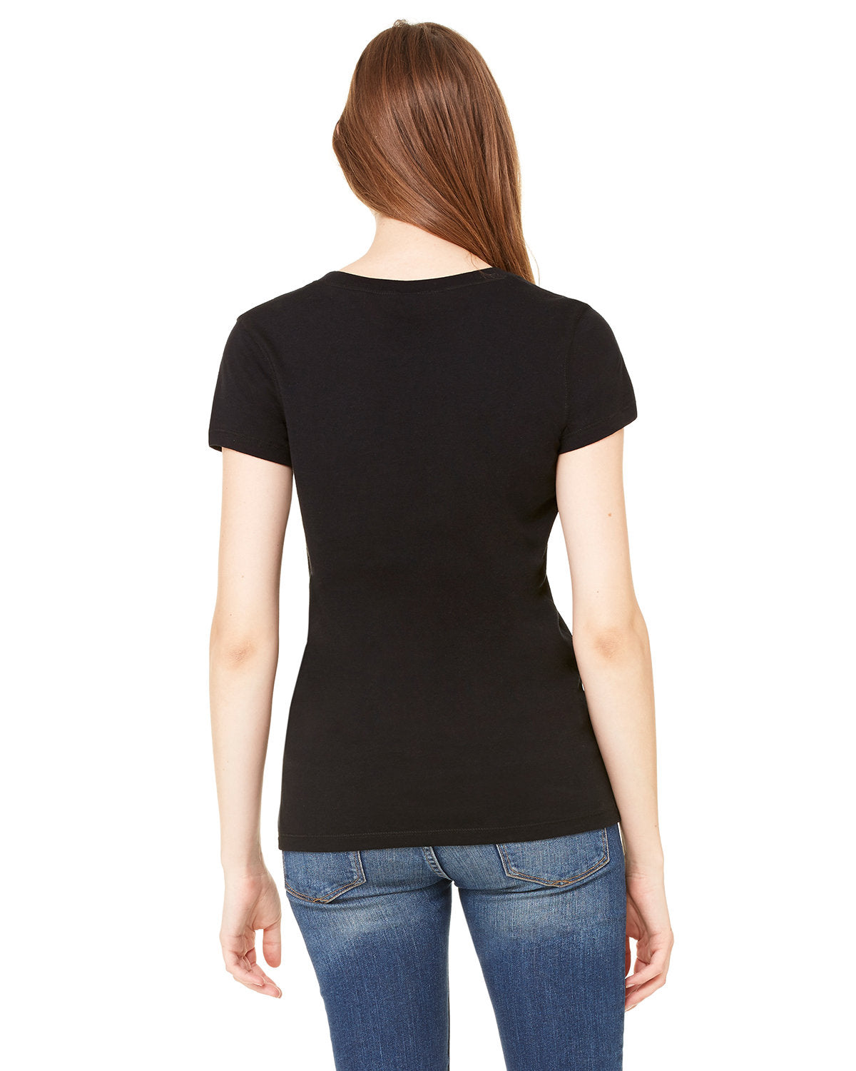 Bella + Canvas B6005 Ladies' Jersey Short Sleeve V-Neck T-Shirt - Soft Comfort Fit Tee for Women - Perfect for Casual Wear, Layering & Everyday Outfits