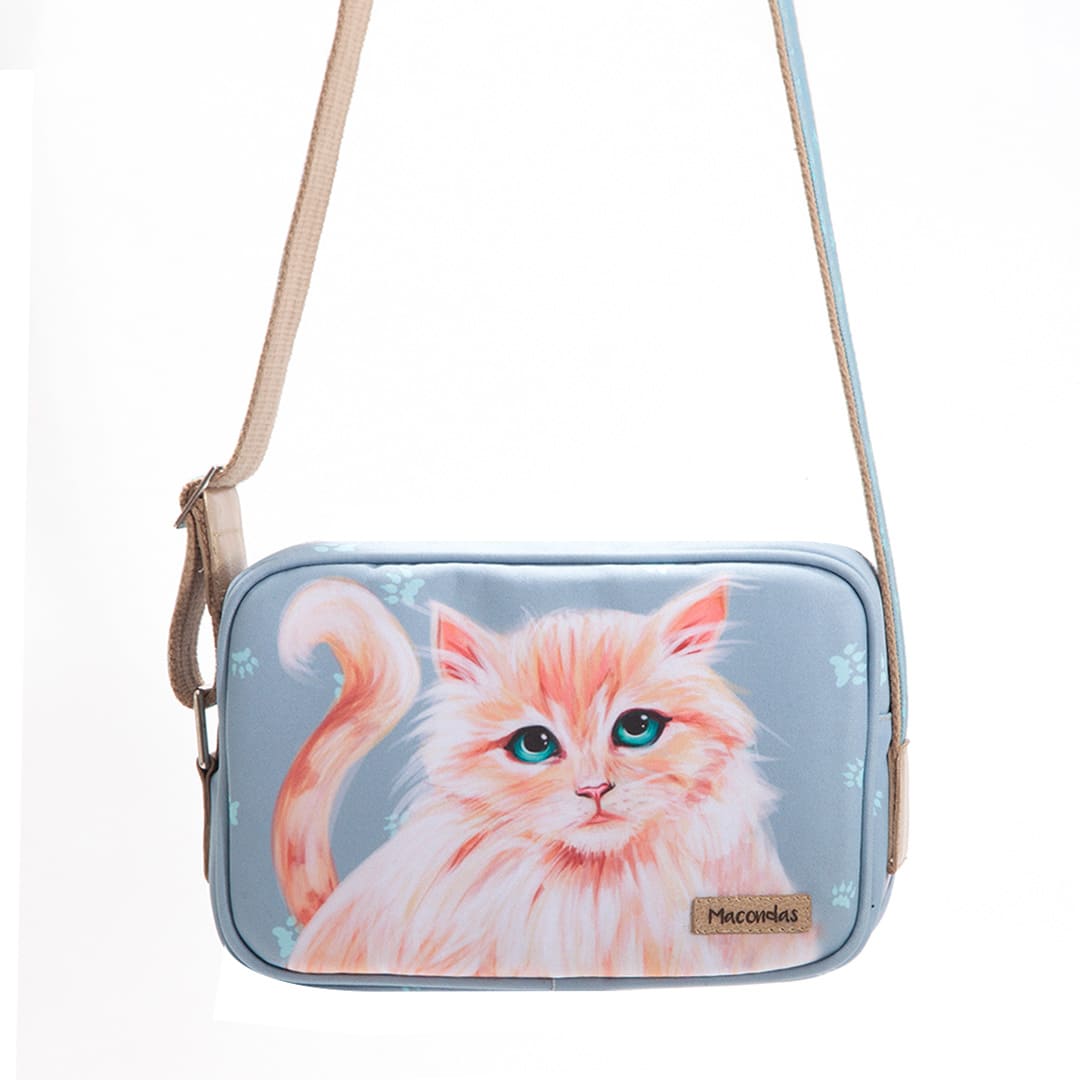 Hands Free Cat Carrier Bag - Comfortable & Stylish Pet Sling for Travel, Vet Visits & Outdoor Adventures | Macondas