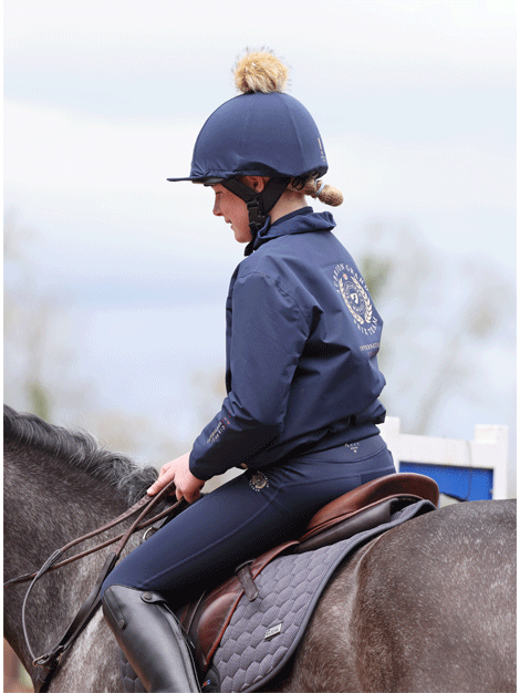 Aubrion Team Shield Winter Riding Tights for Kids - Warm & Comfortable Equestrian Leggings for Cold Weather Riding Lessons & Horseback Activities