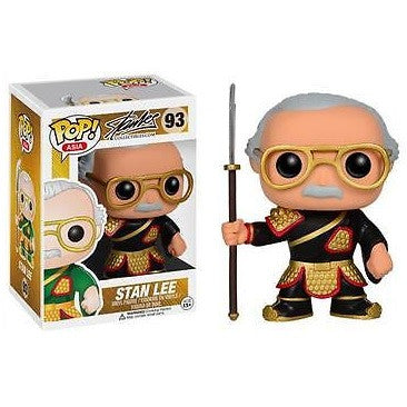 Stan Lee as Guan Yu Asia Pop! Vinyl Figure - Collectible Marvel Comics Anime Action Figure for Display, Gifts & Pop Culture Enthusiasts