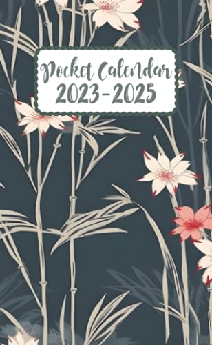 2023-2025 Floral Pocket Planner - 2.5 Year Monthly Calendar from July 2023 to December 2025 | Compact Purse Organizer with Holidays, Birthdays & Important Dates | Perfect for Scheduling, Gift Giving & Personal Organization
