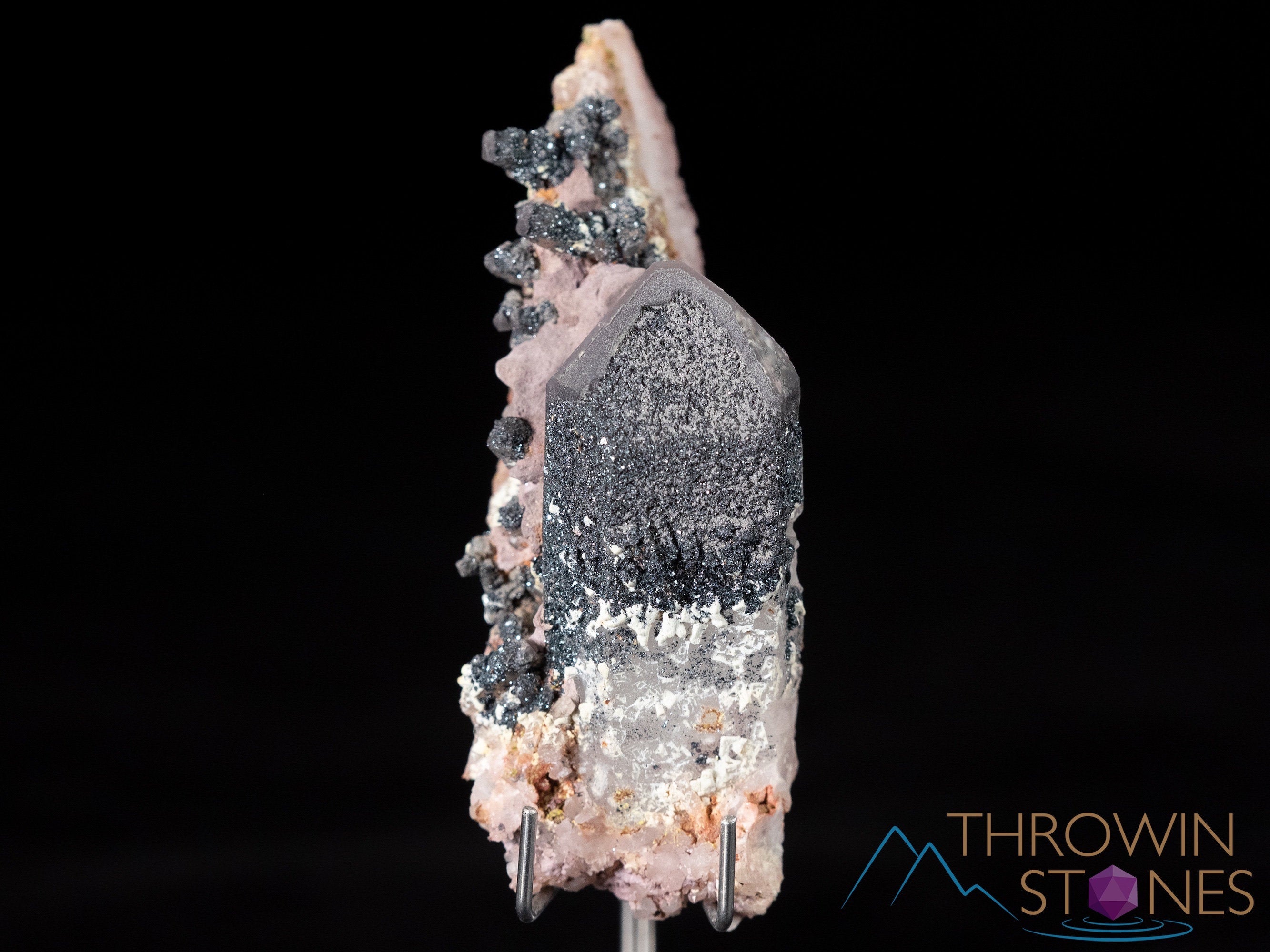 Natural MESSINA QUARTZ with HEMATITE Raw Crystal - Healing Stone for Home Decor, Housewarming Gift, Spiritual Healing & Meditation - Perfect for Office Desk, Living Room Display & Energy Balancing